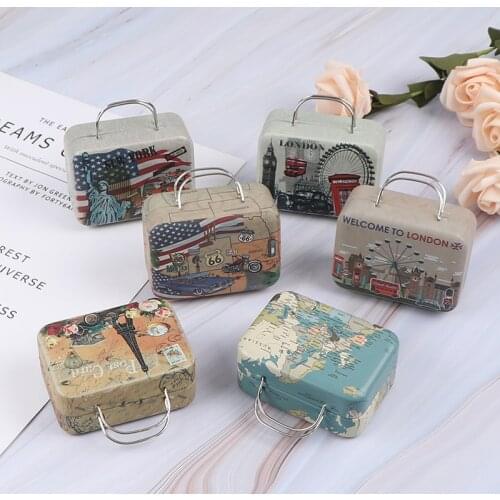 Doll Toys Suitcase Trunk Acc For Dollhouse Furniture Box Candy Box Cake Decoration Jewellery Box Gift Box Arts Small storage box