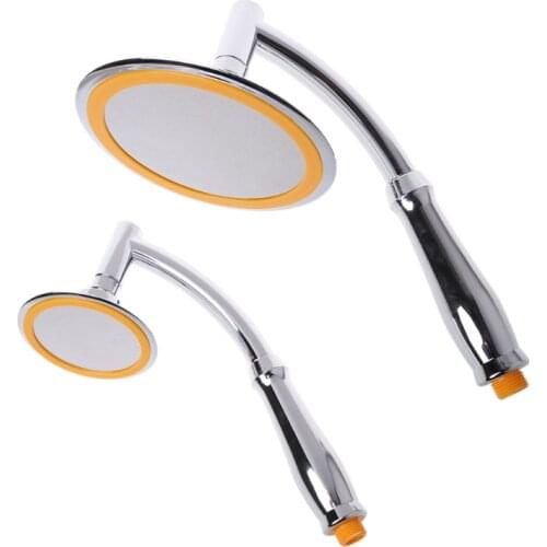 4/6 inch Bathroom Rainfall Ionic Nano Shower Head Round Chrome Ultra-thin 360C Swivel #0604