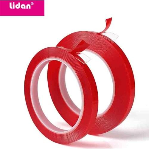 Nail Art fixed Manicure Tools stickers red Acrylic Transparent 3/10 Meter Double Sided Tape Waterproof Tips Display Stand Chart