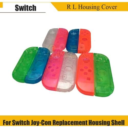 Transparent Multi-Colorcolor for Nintend Switch NS Joy Con Replacement Housing Shell Cover for NX JoyCons Controller shell Case