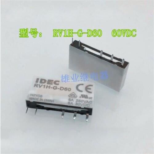 60V relay RV1H-G-D60 RV1HGD60 RV1H G D60 60VDC 6A 5PIN