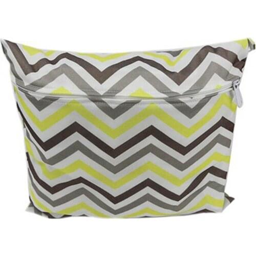 2021 Useful Waterproof Reusable Zipper Baby Cloth Diaper Wet Dry Bag Swimer Tote