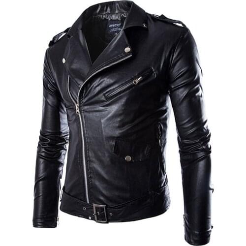 SZ.WENSIDI Men's Faux Leather Jackets