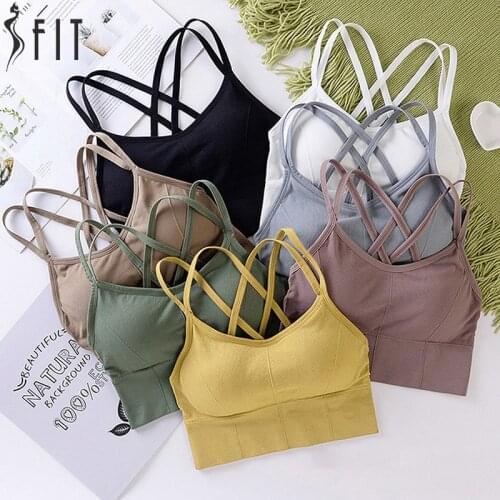 Top Women Yoga Sport Bra Women Shockproof Sexy Back Sports Bras Breathable Athletic Fitness Running Gym Vest Tops Sportswear