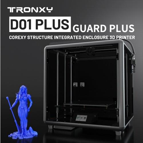 Tronxy D01 Plus guard plus 330*330*400mm corexy structure integrated enclosure Auto level sensor High precision 3D printer