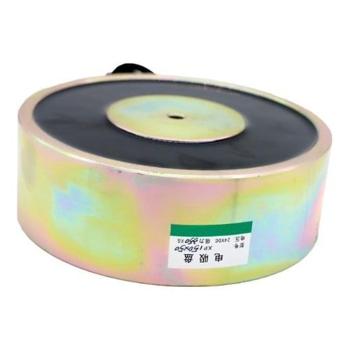 1PC Electromagnet Suction Cup Powerful Industrial Suction Iron Waterproof P150/50 DC 12V 24V Suction Cup Electromagnet