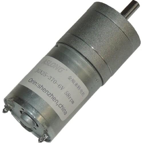 1PCS Powerful High Torque DC Gear Box Gearbox Motor Robot machine 3-24V 108RPM-1931RPM