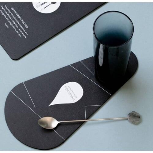 2021 INS Stainless Steel Coaster Simple Geometric Insulation Pad Kitchen Tableware Mat Home Anti-scalding Mat