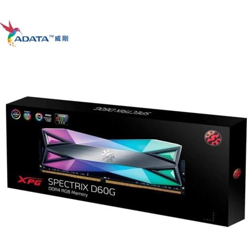 ADATA XPG DDR4 D60G RGB 8GB 16GB (2x8GB) 32GB 3200MHz 3600mhz 3000mhz 4133mhz Desktop Memory CL16 2x Dual-channel original
