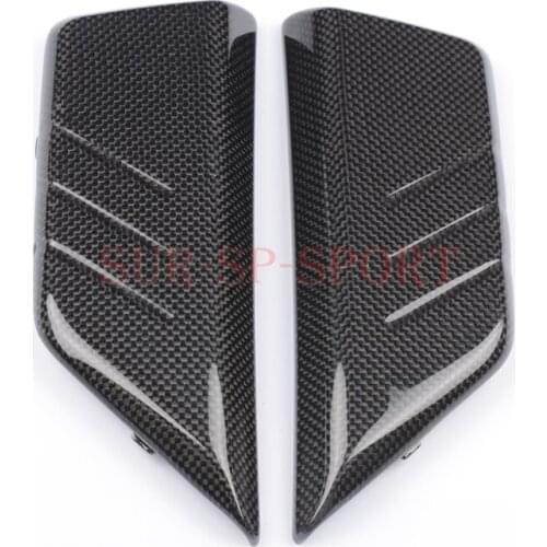 Tank Side Pads Protector Cover For Yamaha MT10 MT10 FZ10 2016 2018 Full 100% Carbon Fiber