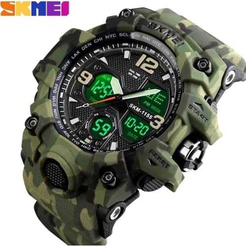 SKMEI Top Brand Luxury Sport Watch Men Fashion Outdoor LED Digital Man Wristwatches Waterproof Military Clock montre homme