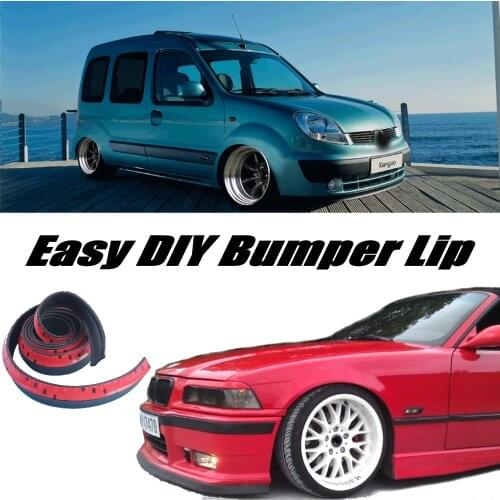 NOVOVISU Bumper Lip Deflector Lips For Renault Kangoo Front Spoiler Skirt For Car Tuning / Body Kit / Strip