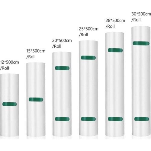 Home Sealer Kitchen Food Vacuum Bag Storage Bags Food Keep Fresh 12/15/20/25/28/30cm*500cm