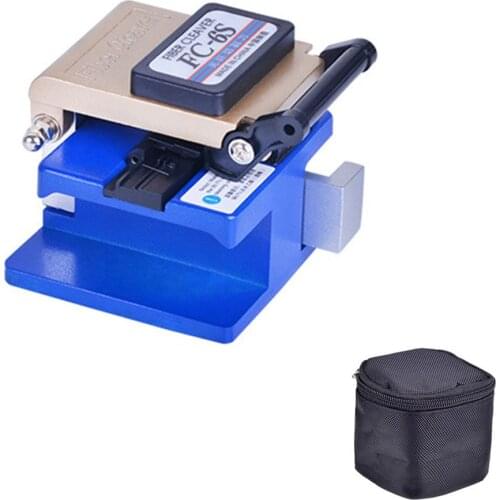 FC 6S fiber cleaver With 12 BladeS Metal Material FTTH Easy Splicer fiber Optic Fusion Splicer cable cutter knife cleaver tool
