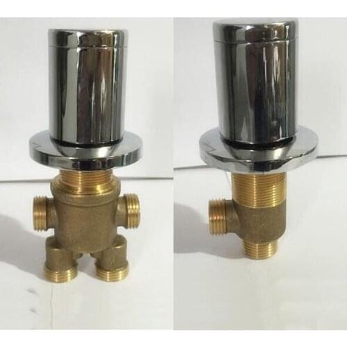2 Types cold and hot water master switch/separator, 2 Piece set bathroom bathtub valves, 2/4 Interfaces shower room mixing valve