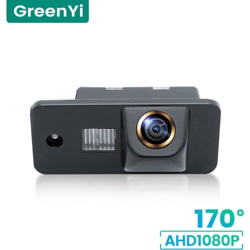 GreenYi 1080P HD 170° Car Rear View Camera For AUDI A3 S3 A4 S4 A6 A6L S6 A8 S8 RS4 RS6 Q7 Reverse Reversing Vehicle Parking AHD