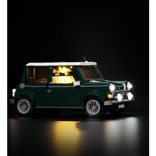 Kyglaring Led Light Kit For LEGO the mini copper bricks model Compatible With 10242 and 21002 blocks set (not include the car)