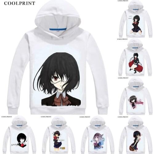 Misaki Mei Mens Hoodies Another Anaza Mystery Horror Yukito Ayatsuji Men Sweatshirt Streetwear Anime Hoodie Printed Long Hooded