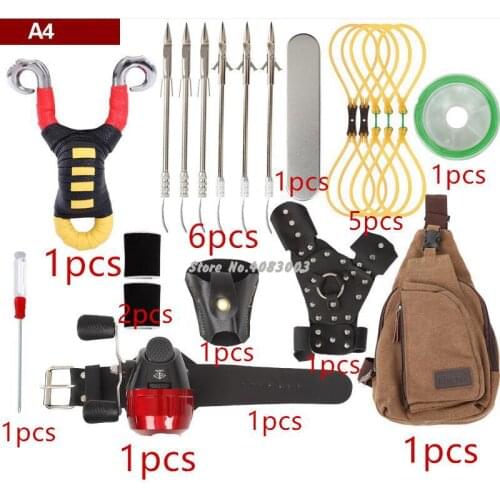 Powerful Multi-function Archery Bow fishing Shooting fish Slingshot Catapult Hunting bow Fishing Sling Shot arrow kit darts