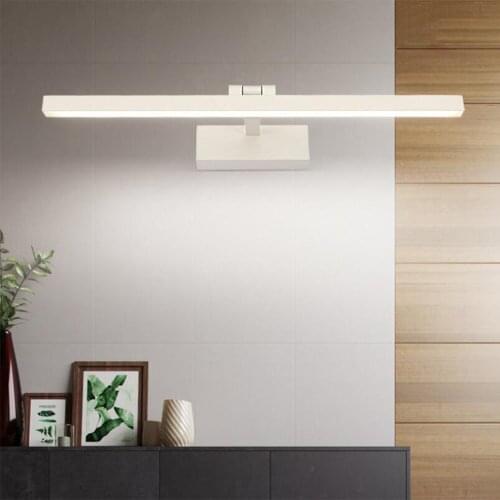 Wall Lamp Modern Led Mirror Light 12W AC100-240V Wall Mounted Industrial Bathroom Light Black Waterproof Vanity Light