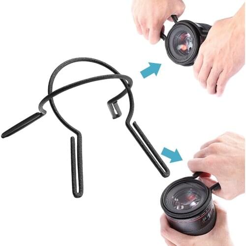 Neewer 2 Pcs Rubber-coated Metal Camera Lens Filter Remover Wrench Set Kit Fit 77-82mm Lens Thread for Canon/Nikon/Pentax/Sony