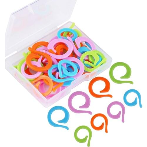 Nonvor Knitting Crochet Craft Locking Stitch Needle Weave Clip Markers Holder Sewing Accessories for DIY and Handmade Crafts