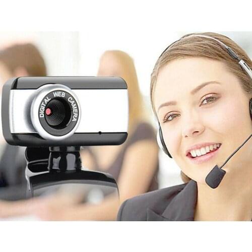 Notebook HD Clip USB Camera Drive-Free Computer Video with Head HD PC Webcam WebCamera Microphone Computer Mini Built-in 10 Q4Q6