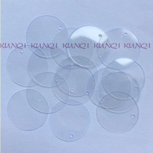 New 420pcs 20mm Pure Transparent Round Loose Sequin Paillette Sewing,Wedding Craft,Women Kids DIY Garment Accessory