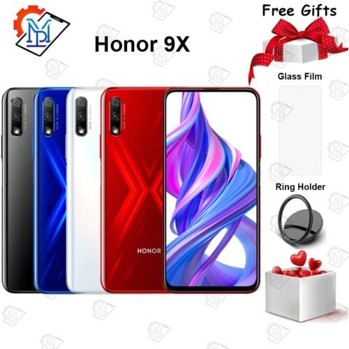 Original Honor 9X 4GB 64GB 128GB 48MP Dual Cameras GPU Kirin 710F Octa Core 6.59 inch FHD Full Screen Mobile Phone Smartphone
