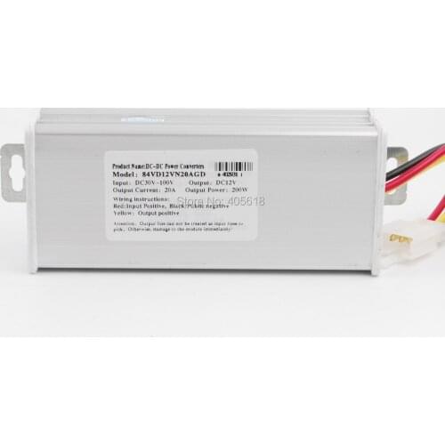 DC DC step-dowon Converter Voltage Regulator 240W/20A 84v(30-100v) to 12V