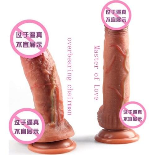 Realistic Dildos Big Dick Sex Toys for Woman Soft Silicone Penis G-spot Orgasm Stimulate Female Masturbation Adult Sex Toy Shop