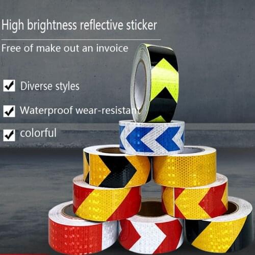 Reflective safety warning tape reflective film traffic film warning luminous tape reflective striking