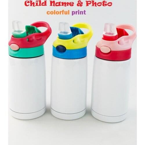 Children Kids Thermos Vacuum 350ML DIY LOGO customize Photo Name Creative Gifts School Kindergarten