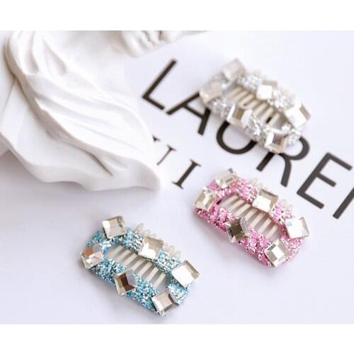 20PCS Pet Hair Clip the New Shiny Side Drill Yorkshire Hairpin Could Tire Pet Hair Clips