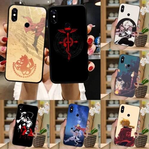 Anime Fullmetal Alchemist Phone Case For Xiaomi Redmi note 7 8 9 pro 8T 9A 9S Mi Note 10 Lite pro