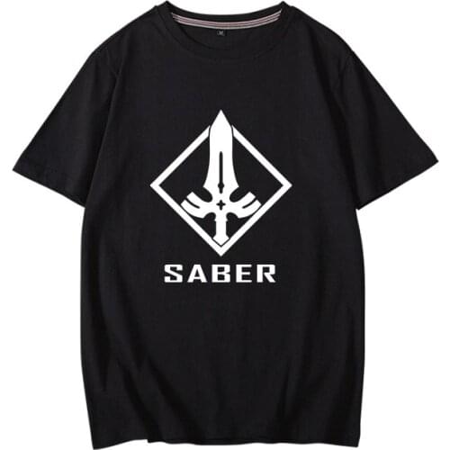 Unisex Anime Cos Fate/Grand Order FGO Saber Ruler Lancer Cotton Casual Short Sleeve T-Shirt Tee T Shirt