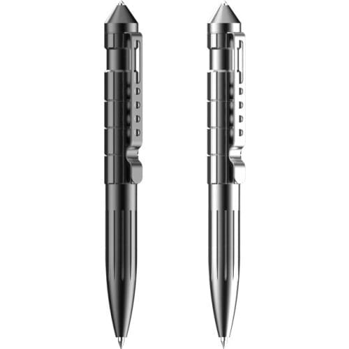 Source factory aluminum alloy multi-function self-defense tactical pen broken window cone EDC outdoor survival multi-function ta