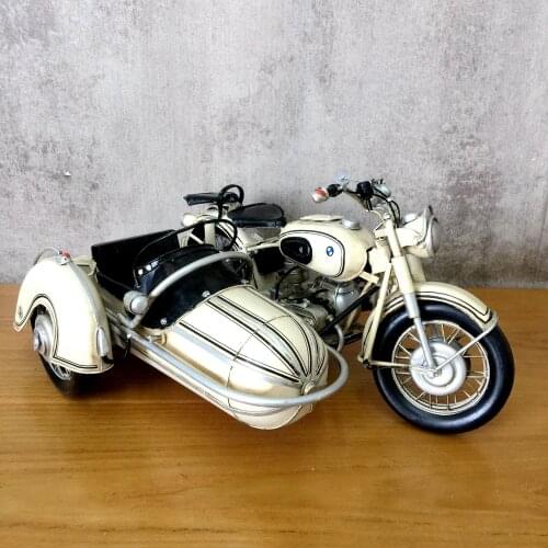 Motorcycle-Model-Toys Gifts Police Motorcycle Ornaments Iron Car Crafts Figurines Vehicle Bar Furnishings Kid Decor Collection