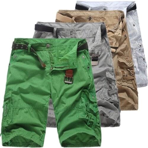 2019 New Camouflage Camo Cargo Shorts Men Mens Casual Shorts Male Loose Work Shorts Man Military Short Pants Plus Size 29-44