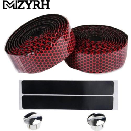 Soft Road Bike Bicycle Handlebar Non-slip Tape Cork EVA PU Handle Bar Tape Professional Cycling Damping Anti-Vibration Wrap