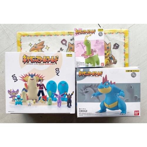 Pokemon Scale World CANDY TOY Wobbuffet Unown Cute Action Figure Model Toys