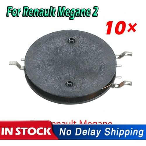 10Pcs Repair Transformer Coil Super Charging Inductance Smart Card Remote Key Case Replacement Part For Renault Megane 2 Car Key