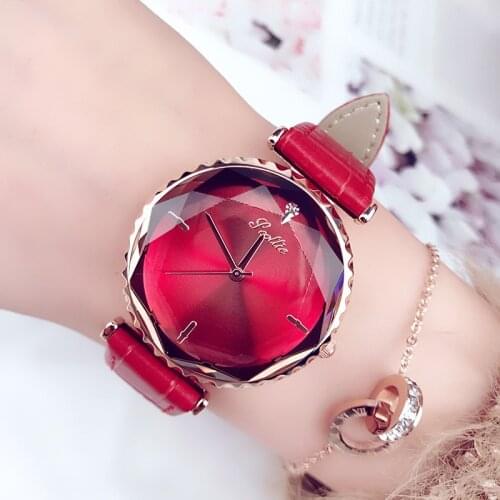 Luxury Rose Gold Women Watches 2019 Fashion Genuine Leather Quality Japan Movt Waterproof Female Wristwatch For Gift Clock