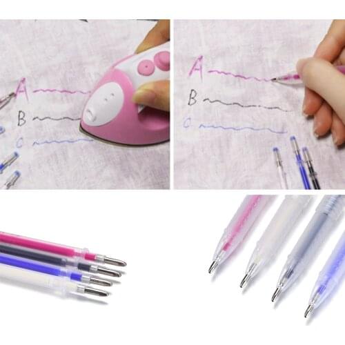 Needlework Cross Stitch DIY Marker Pens High Temperature Disappearing Pen Fabric Markers Pencil Heat Wrap Fade Out