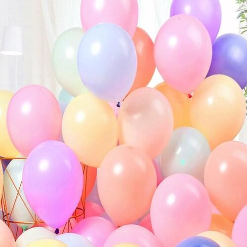20pcs10/12inch Macaron Balloons Latex Pastel Candy Color Air Balls For Wedding Birthday Party Festival celebration Decoration