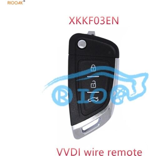 RIOOAK 10pcs/lot XKKF03EN Xhorse UNIVERSAL remote KNIFE STYLE FLIP KEY for VVDI MINI Key Tool VVDI2 K518 I80 free shipping