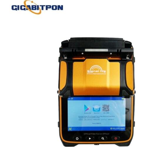 Free shipping original AI-9 automatic 15s heating time 5s splicing time SM&MM multi-language FTTH fiber splicer