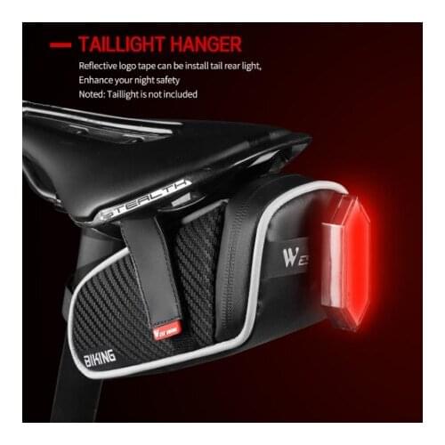 Waterproof Bicycle Saddle Bag MTB Road Bicycle Tools Pannier Reflective Rear Seatpost Bag Basket Cycling Accessories X701