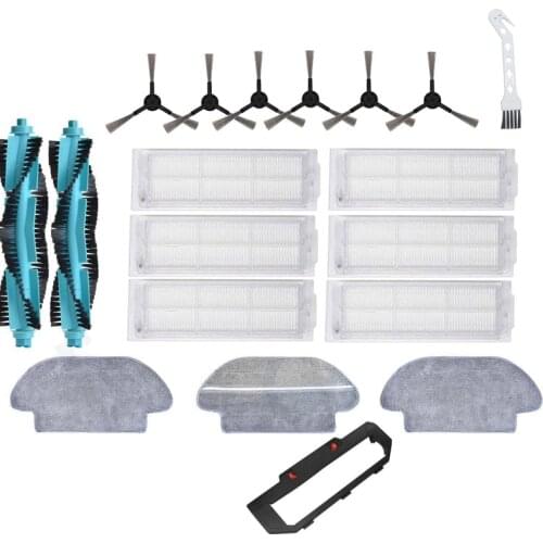 Replacement Rags Brush HEPA Filter for Viomi V2 Pro V3 SE V-RVCLM26B Vacuum-Mop P V-RVCLM21B for Mijia STYJ02YM