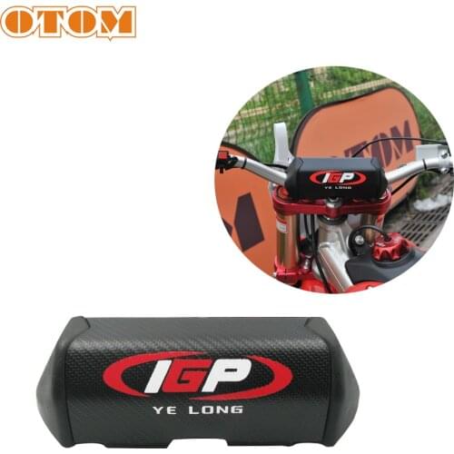 OTOM 1 1/8" Handlebar Squre Chest Protector Pads Motorcycle Dirt Pit Bike Motocross Atv Pro Taper Fat Bar Sponge For CRF KTM WR